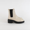 Stuart Weitzman Cream Norah Demipearl Chelsea Boots