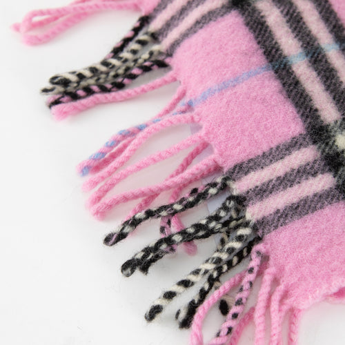 Burberry Pink Check Scarf