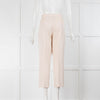 Joseph Cream Light Wool Cropped Trousers