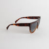 Celine Brown Tortoiseshell D Frame Sunglasses