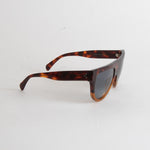 Celine Brown Tortoiseshell D Frame Sunglasses