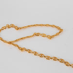 Celine Gold Vintage Chain Belt