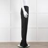 Chanel Black Textured Peplum Detail Trousers