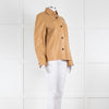 Joseph Camel Leather Shirt Jacket