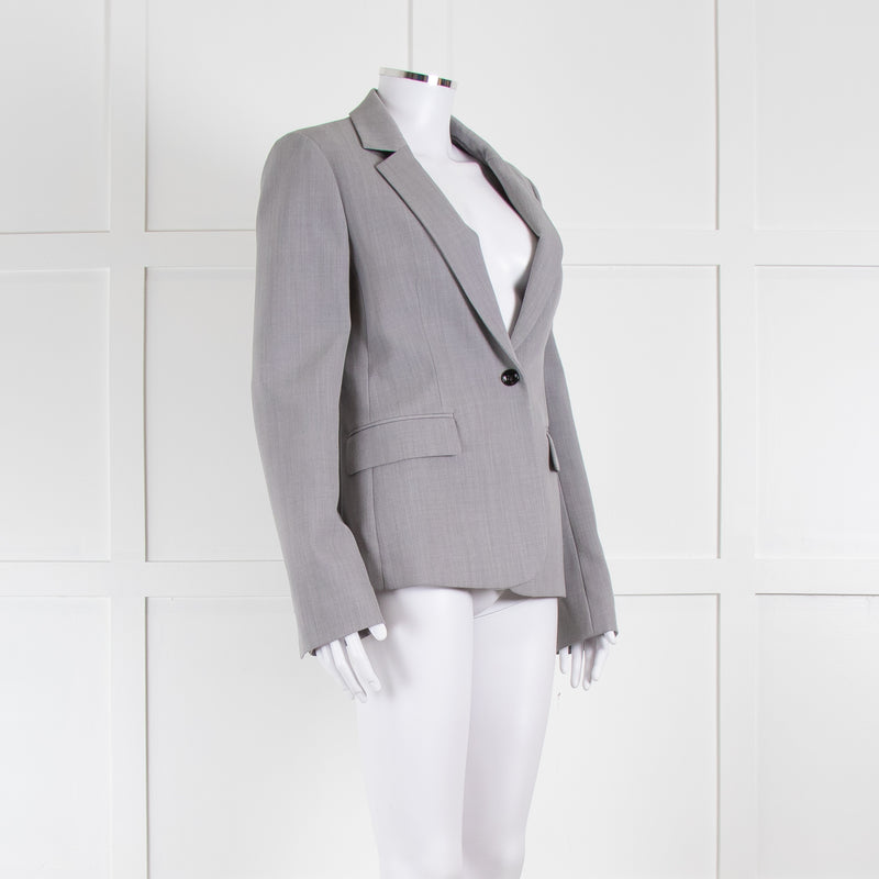 Joseph Light Grey Wool Blazer Jacket