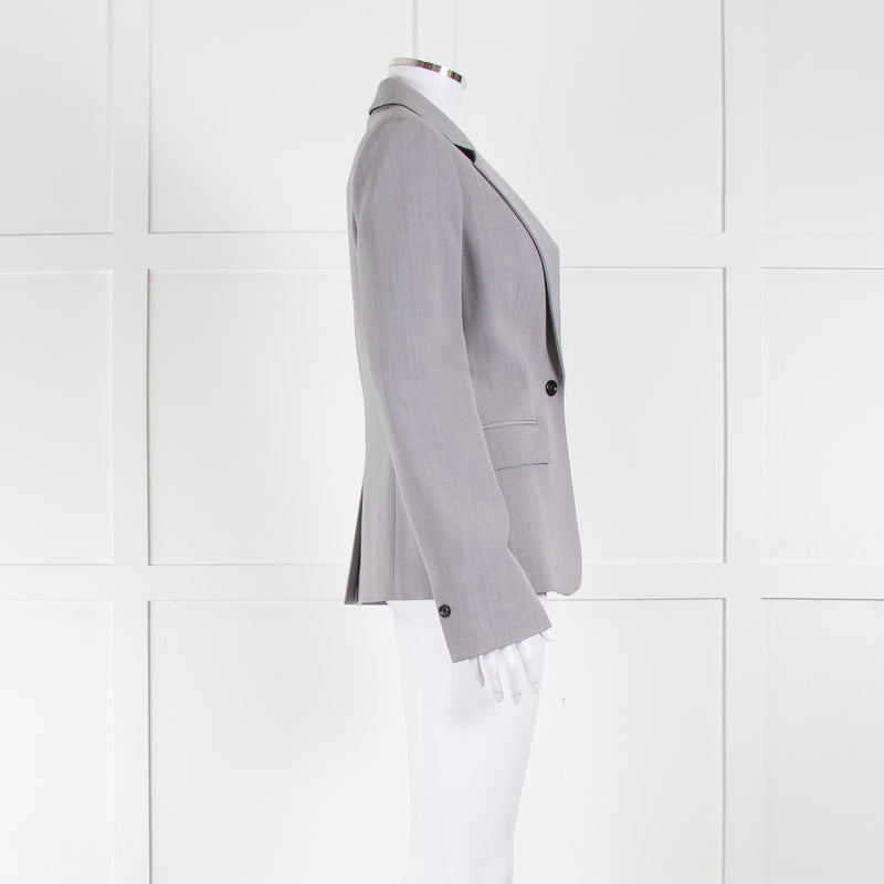 Joseph Light Grey Wool Blazer Jacket