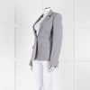 Joseph Light Grey Wool Blazer Jacket