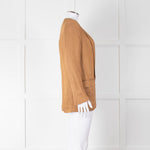 Stella McCartney Tan Linen Blend Blazer Jacket