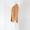 Stella McCartney Tan Linen Blend Blazer Jacket