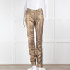 Dolce & Gabbana Gold Straight Leg Jeans