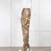 Dolce & Gabbana Gold Straight Leg Jeans