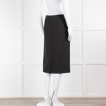 Joseph Black Wool Pencil Skirt