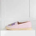 Kenzo Pale Pink Tiger Flat Espadrilles