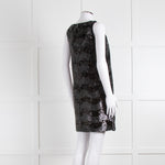 Emporio Armani Black Sequin Sleeveless Dress