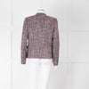 Helene Berman Navy White Red Tweed Jacket