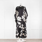 La Double J Magnifico Winter Jasmine Black and Ivory Maxi Dress