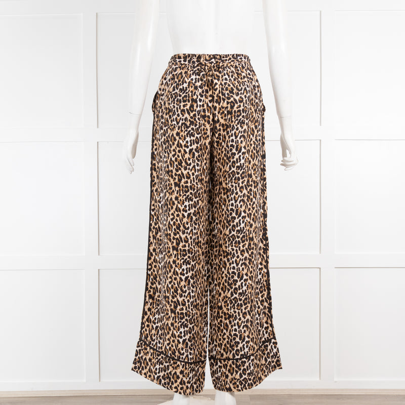 Goldhawk Leopard Silk Trousers