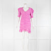 Isabel Marant Etoile Pink Cotton Ruched Short Dress