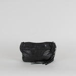 Balenciaga Black Motocross Small Makeup Pouch/ Clutch