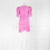 Isabel Marant Etoile Pink Cotton Ruched Short Dress