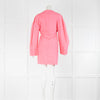 The Attico Pink Cotton Long Sleeve Short Dress