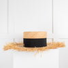 Chanel Straw Frayed Hat