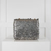 Essentiel Antwerp Silver Sequin Crossbody Bag