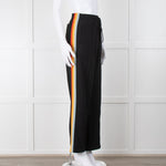 Chloe Black Multi Side Stripe Draw String Trousers