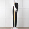 Chloe Black Multi Side Stripe Draw String Trousers