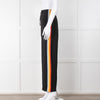 Chloe Black Multi Side Stripe Draw String Trousers