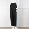 Chloe Black Multi Side Stripe Draw String Trousers