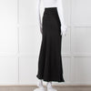 S Max Mara Black Bias Cut Maxi Skirt