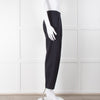 Giorgio Armani Navy Blue Virgin Wool Pleat Front Trousers