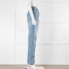 Iro Pale Wash Jeans With Rip Knee