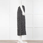 Rixo Black Skirt With White Polka Dot