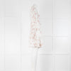 Zimmermann Cream Pink Floral Button Front Mini Dress