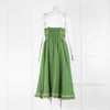 Zimmermann Green Linen Alight Picnic Dress