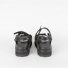 Celine Black Chunky Logo Sandals