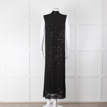 Bitte Kai Rand Black Sequin Sleeveless Maxi Dress