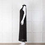 Bitte Kai Rand Black Sequin Sleeveless Maxi Dress