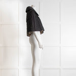 Burberry Black Quilted Short Cape