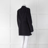 Iris & Ink Navy Micro Cord Tuxedo Style Jacket