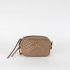 Gucci Beige Leather Marmont Crossbody Bag