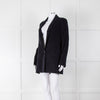 Iris & Ink Navy Micro Cord Tuxedo Style Jacket