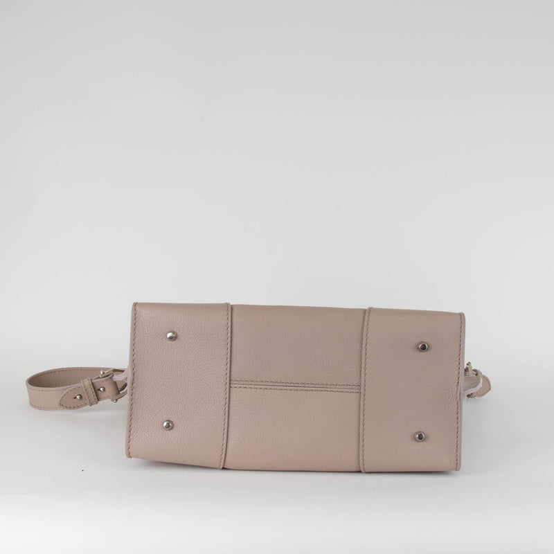 Alexander McQueen Taupe Legend Grained Leather Bag