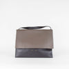 Celine Taupe Navy Tri-Colour Leather Shoulder Bag