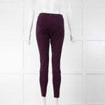 Stouls Purple Suede Leggings