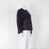 Weekend Max Mara Navy Blue Suede Jacket