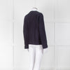 Weekend Max Mara Navy Blue Suede Jacket