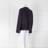 Weekend Max Mara Navy Blue Suede Jacket